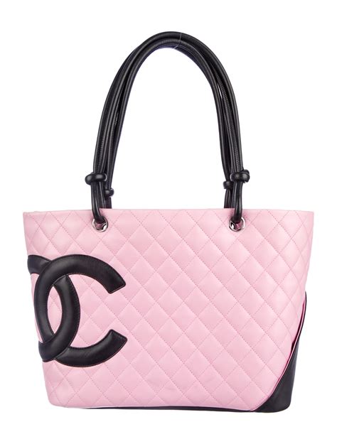 chanel cambon line large tote bag leather|authentic Chanel tote bag.